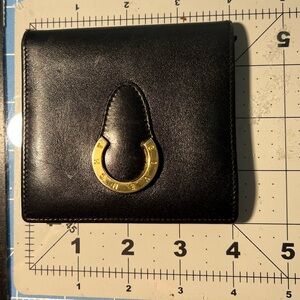 Givenchy black leather card holder/ coin wallet